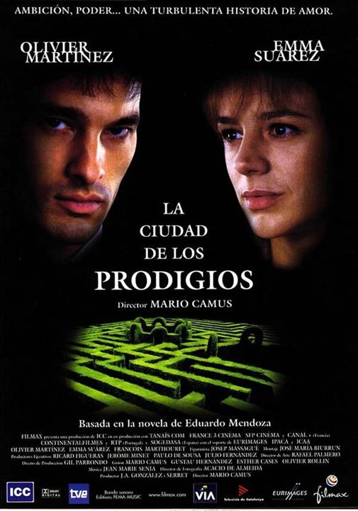 La ciudad de los prodigios : Cartel