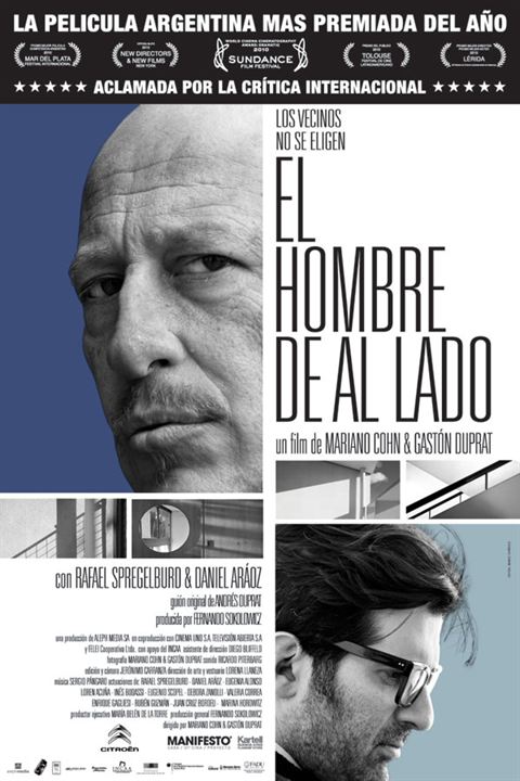 El hombre de al lado : Cartel