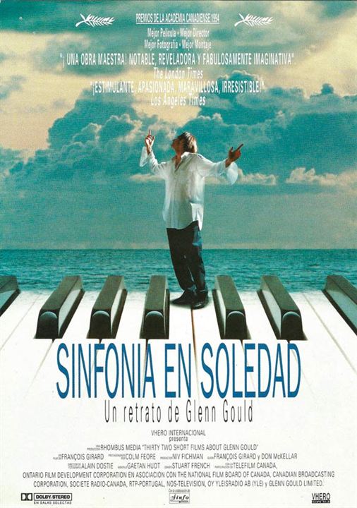 Sinfonía en soledad: Un retrato de Glenn Gould : Cartel