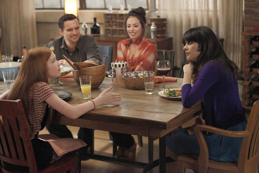 New Girl : Foto Annalise Basso, Jake Johnson, Zooey Deschanel