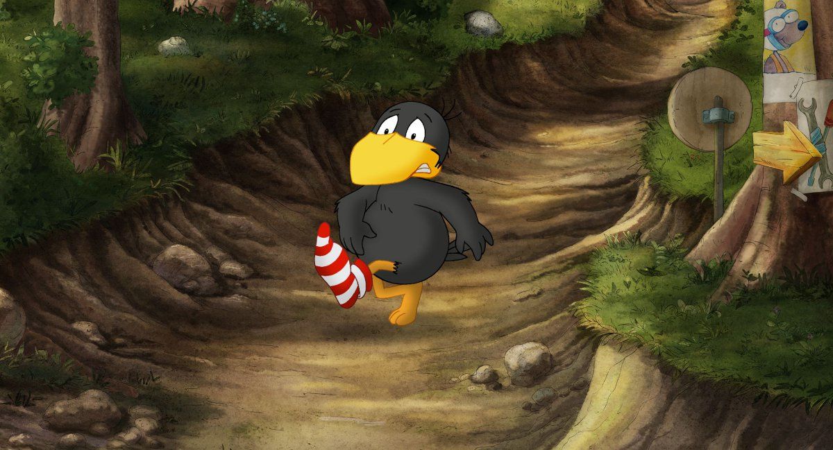 Cuervito calcetín: La gran carrera : Foto