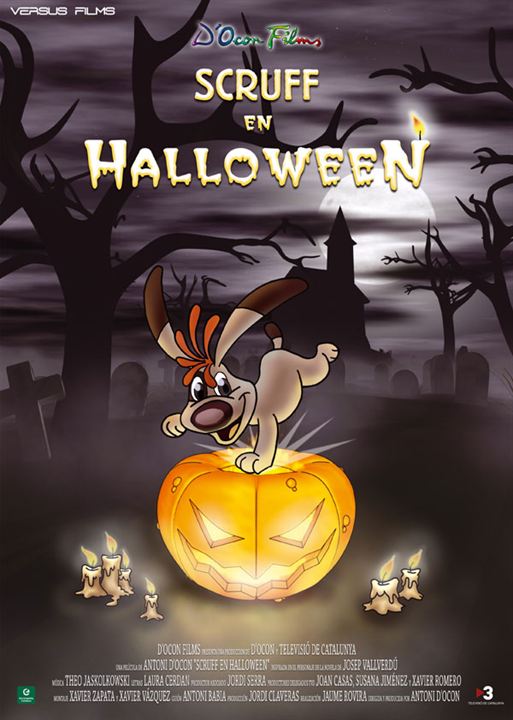 Scruff en Halloween : Cartel