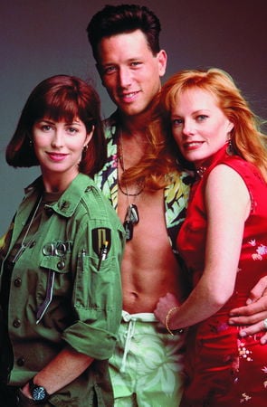 Foto Brian Wimmer, Marg Helgenberger, Dana Delany