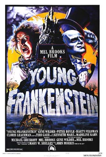 El jovencito Frankenstein : Cartel