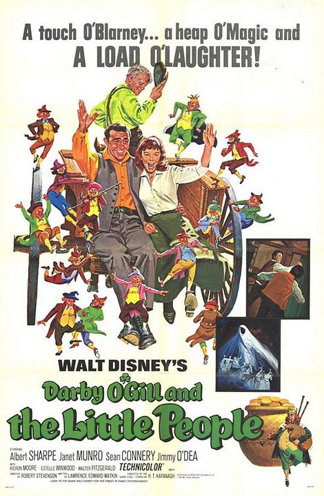Darby O'Gill y el rey de los duendes : Cartel