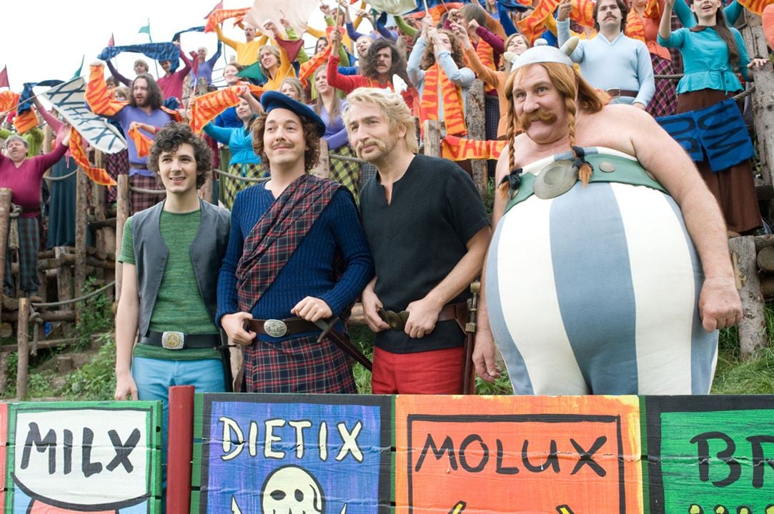 Astérix y Obélix: Al servicio de su majestad : Foto Vincent Lacoste, Edouard Baer, Gérard Depardieu, Guillaume Gallienne