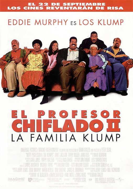 El profesor chiflado II: La familia Klump : Cartel