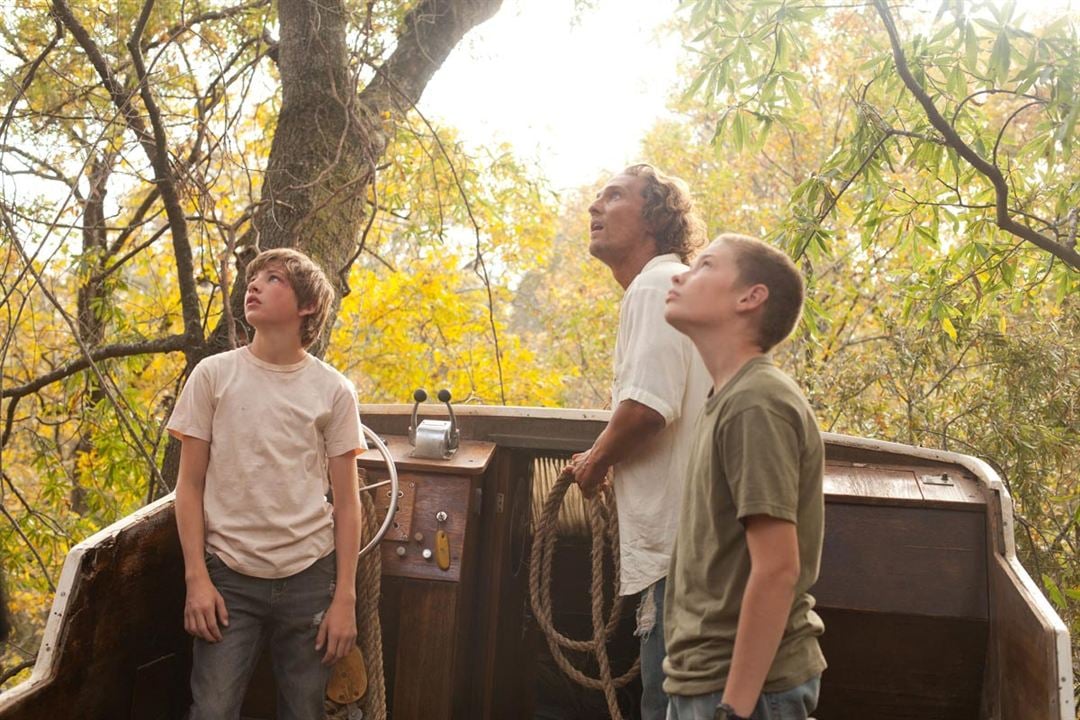 Mud : Foto Matthew McConaughey, Tye Sheridan, Jacob Lofland