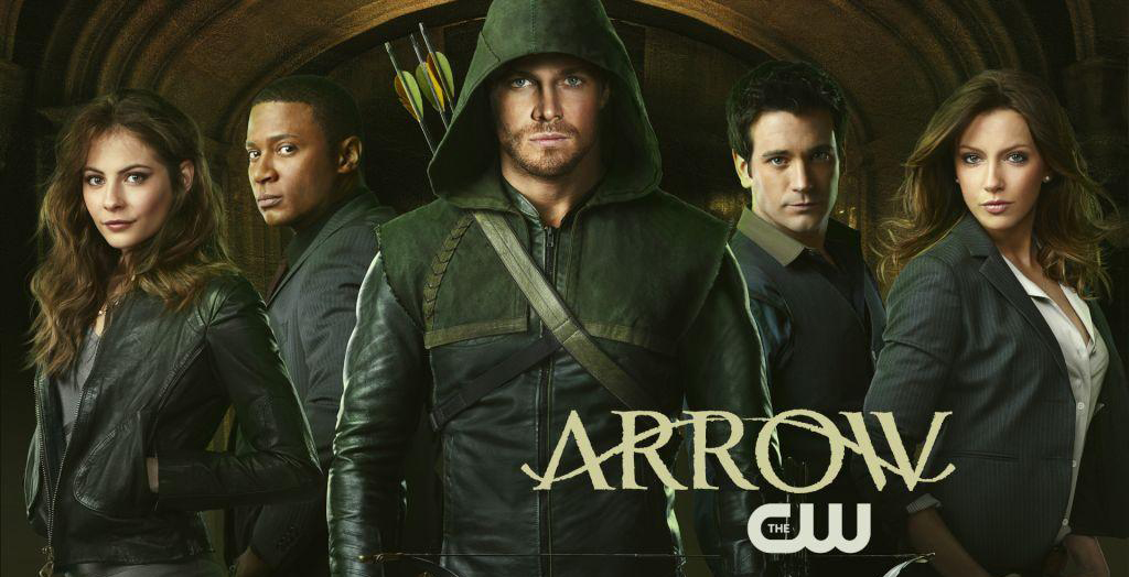 Foto Stephen Amell, Willa Holland, Katie Cassidy, David Ramsey, Colin Donnell