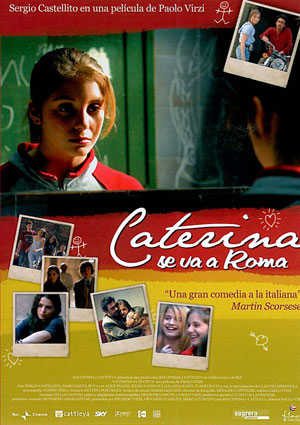 Caterina se va a Roma : Cartel