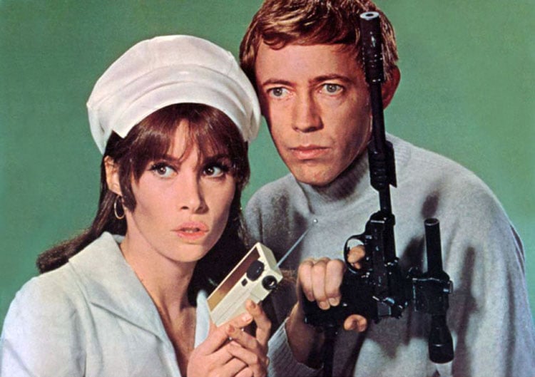 Foto Stefanie Powers, Noel Harrison