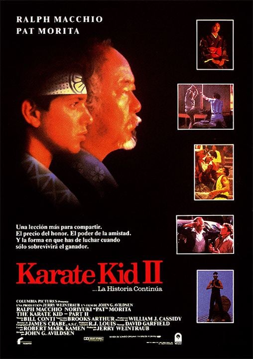 Karate Kid II: La historia continúa : Cartel