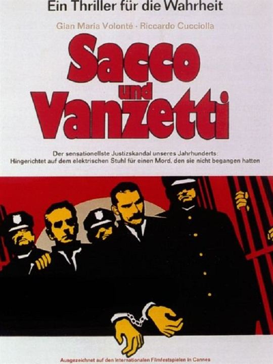 Sacco y Vanzetti : Cartel