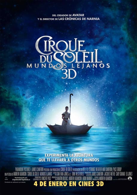 Cirque du Soleil: Mundos lejanos 3D : Cartel