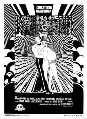 La calle 42 : Cartel