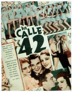 La calle 42 : Cartel