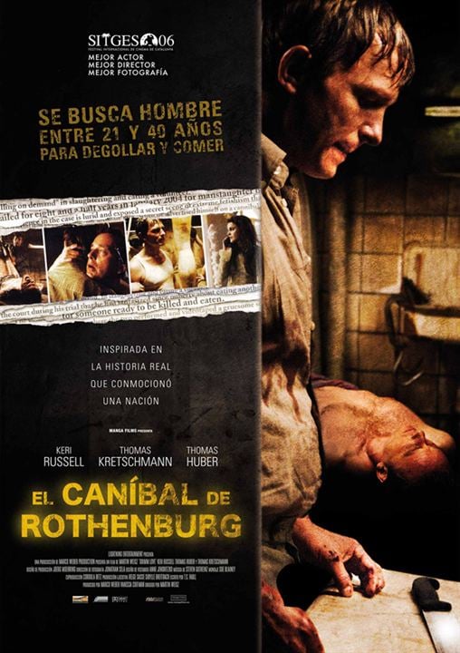 El caníbal de Rohtenburg : Cartel