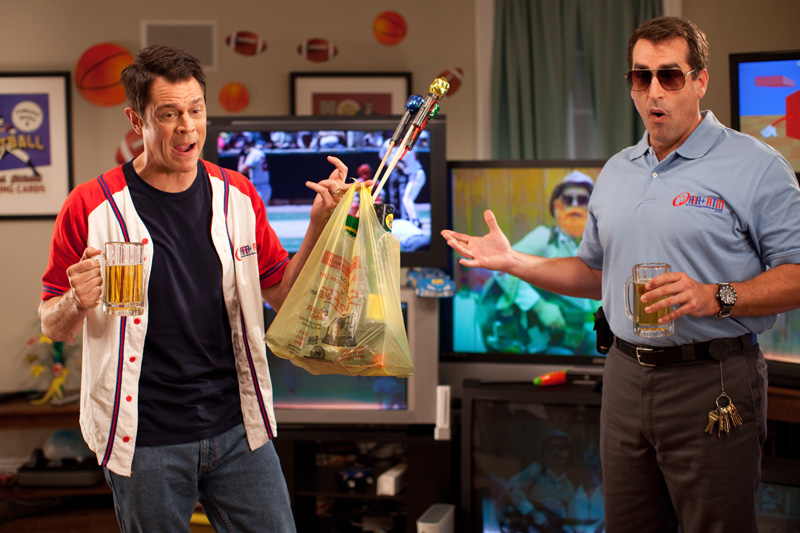 Foto Rob Riggle, Johnny Knoxville
