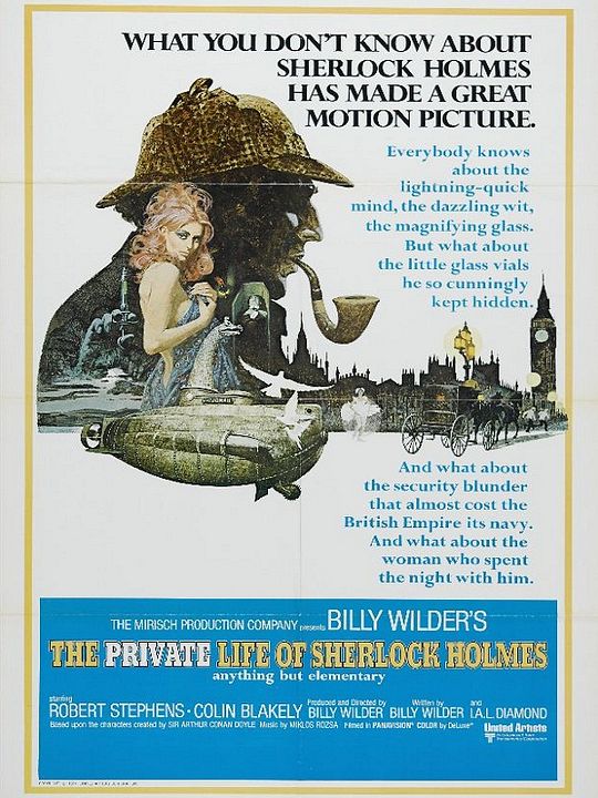 La vida privada de Sherlock Holmes : Cartel