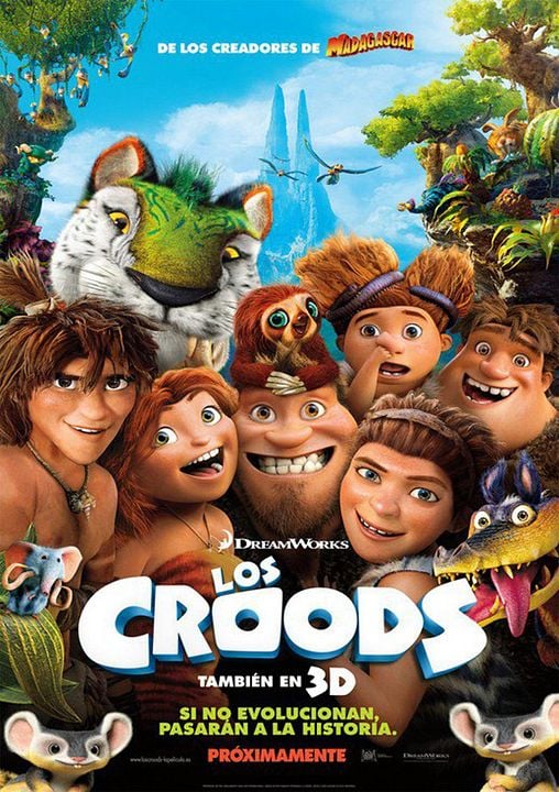 Los Croods: Una aventura prehistórica : Cartel