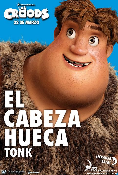 Los Croods: Una aventura prehistórica : Cartel