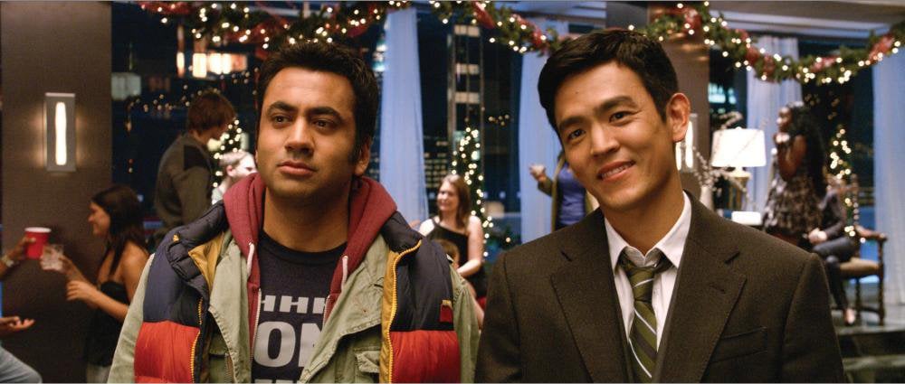 Dos colgaos muy fumaos en Navidad : Foto John Cho, Kal Penn