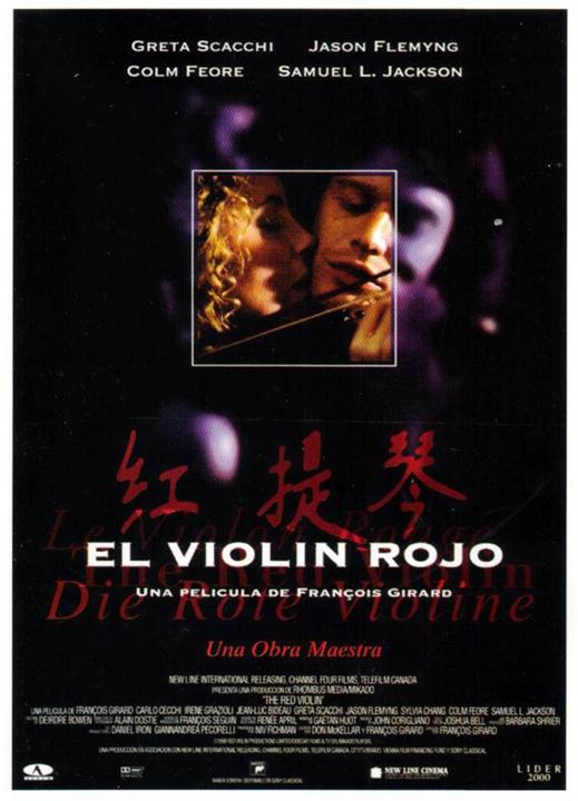 El violín rojo : Cartel