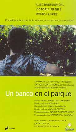 Un banco en el parque : Cartel