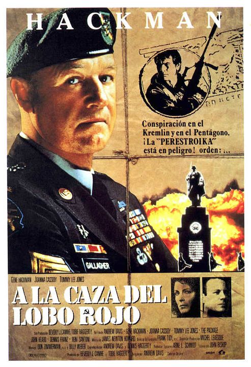 A la caza del lobo rojo : Cartel