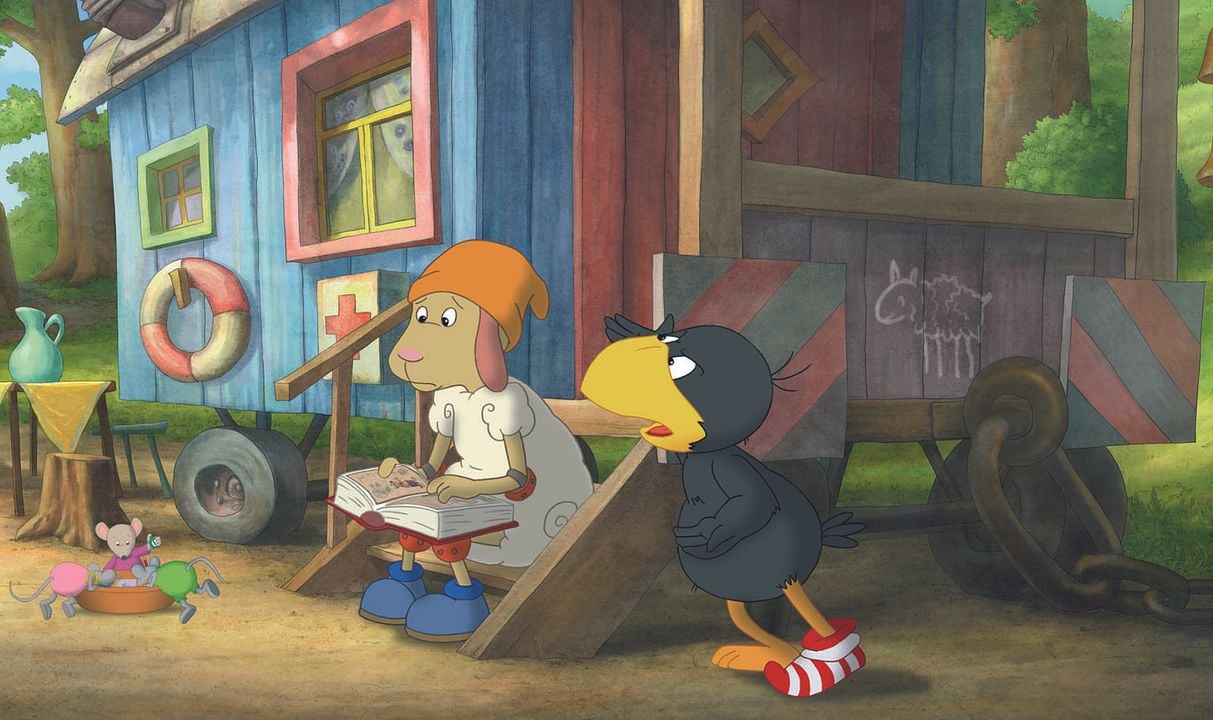 Cuervito calcetín: La gran carrera : Foto