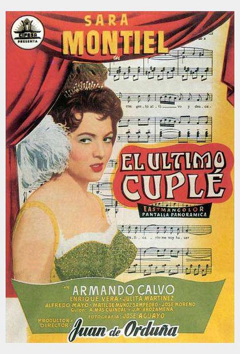 El último cuplé : Cartel