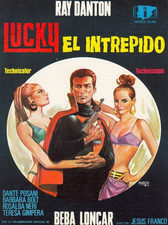 Lucky, el intrépido : Cartel