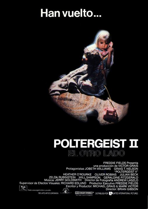 Poltergeist II: El otro lado : Cartel