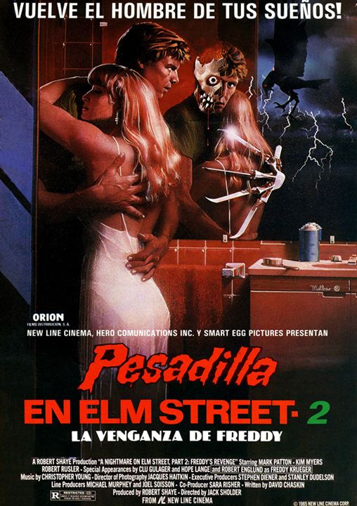 Pesadilla en Elm Street 2: La venganza de Freddy : Cartel