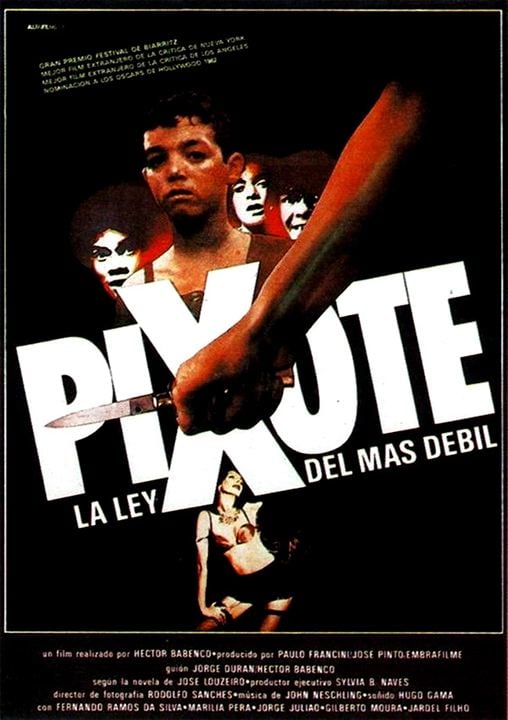 Pixote, la ley del más débil : Cartel