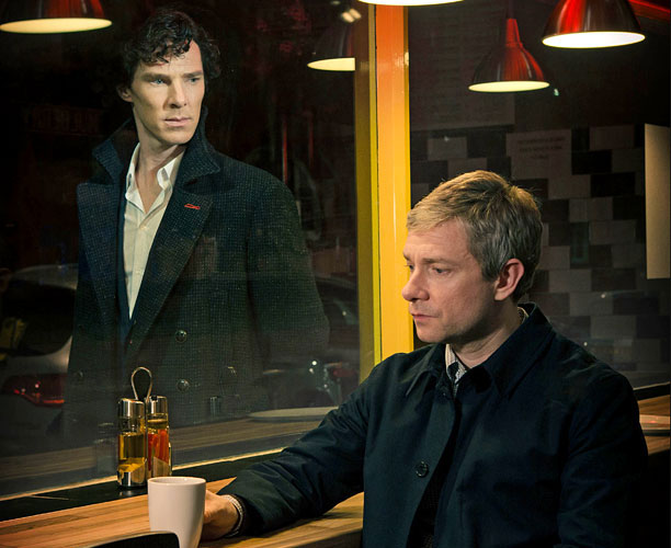 Sherlock : Foto Martin Freeman, Benedict Cumberbatch