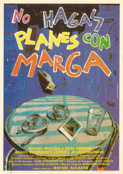 No hagas planes con Marga : Cartel