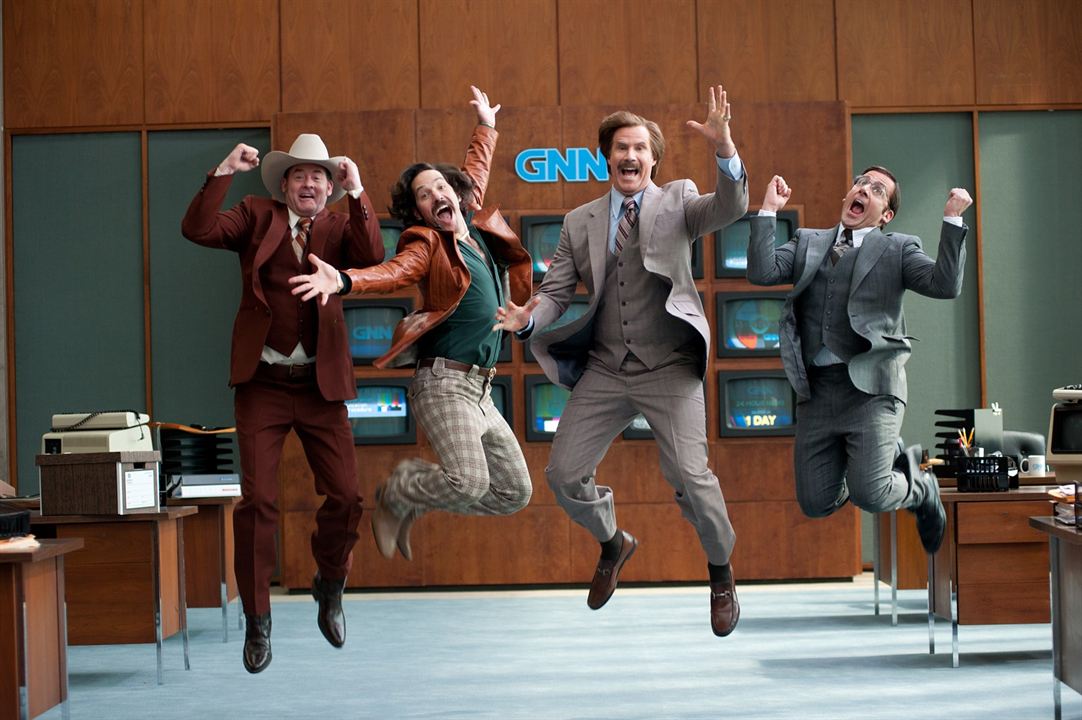 Los amos de la noticia : Foto Steve Carell, Paul Rudd, Will Ferrell, David Koechner