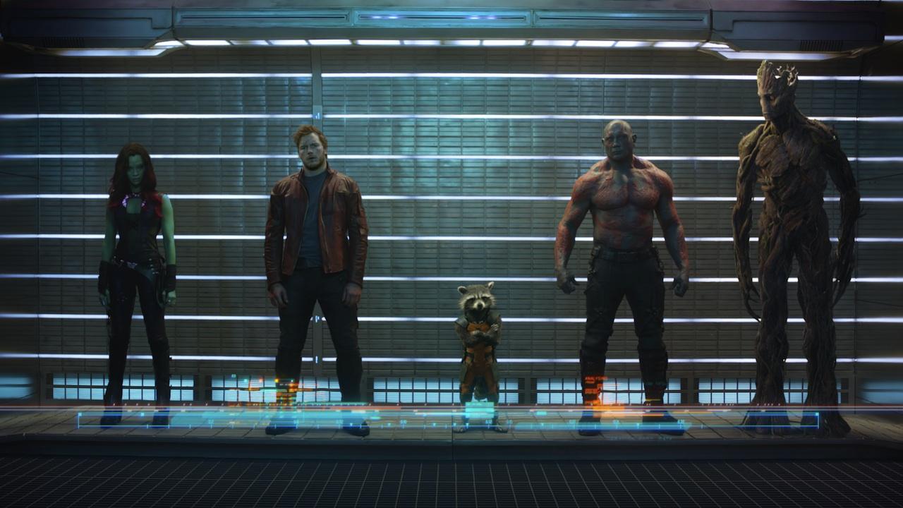 Guardianes de la galaxia : Foto Dave Bautista, Zoe Saldana, Chris Pratt