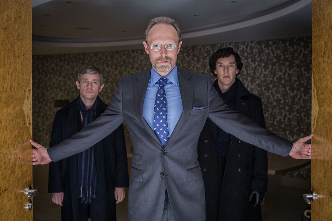 Sherlock : Foto Lars Mikkelsen, Benedict Cumberbatch, Martin Freeman