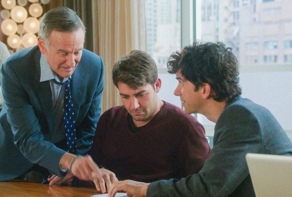 The Crazy Ones : Foto James Wolk, Hamish Linklater, Robin Williams