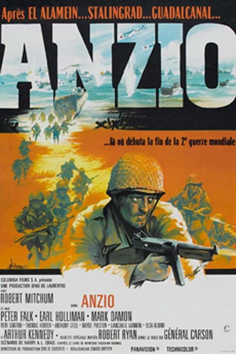 La Batalla de Anzio : Cartel