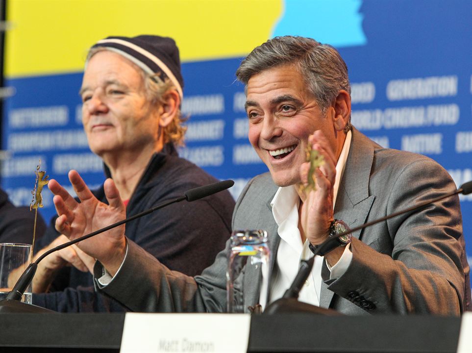 Monuments Men : Couverture magazine Bill Murray, George Clooney