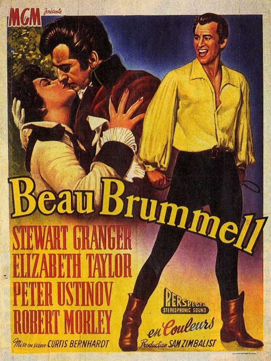 El hermoso Brummell : Cartel