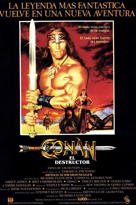 Conan, el destructor : Cartel