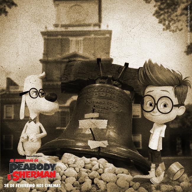 Las aventuras de Peabody y Sherman : Couverture magazine