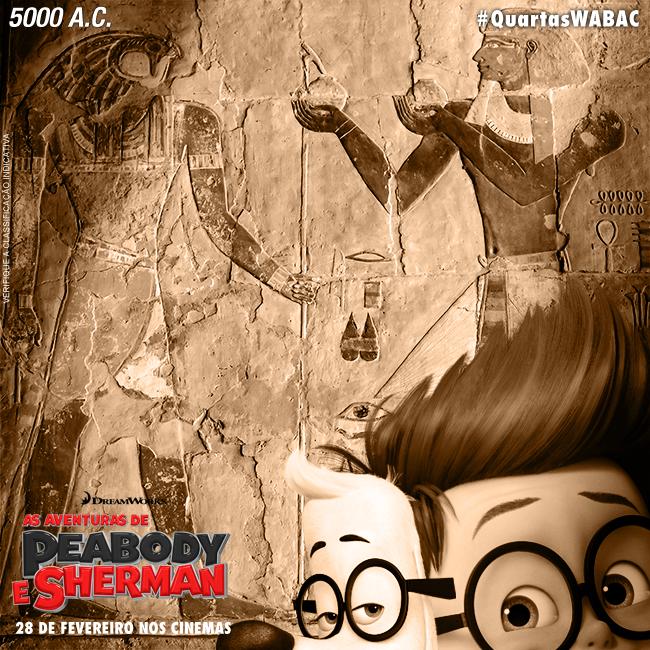Las aventuras de Peabody y Sherman : Couverture magazine