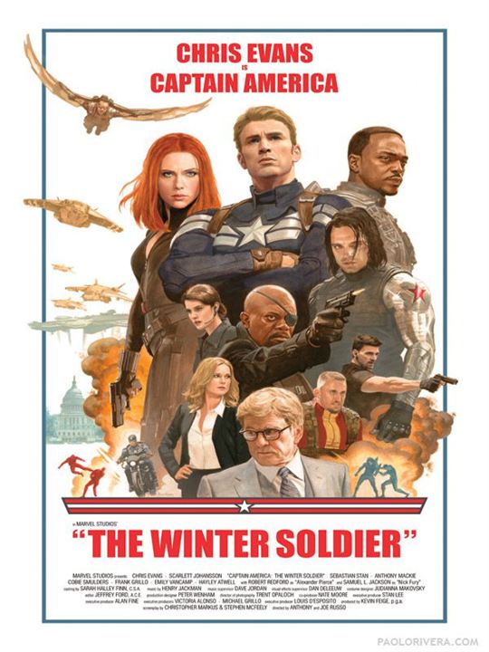Capitán América: El soldado de invierno : Cartel