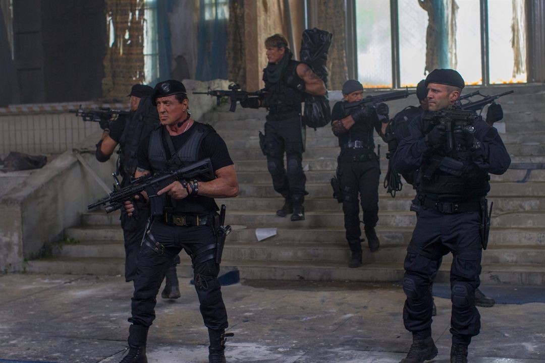 Los mercenarios 3 : Foto Dolph Lundgren, Sylvester Stallone, Antonio Banderas, Jason Statham