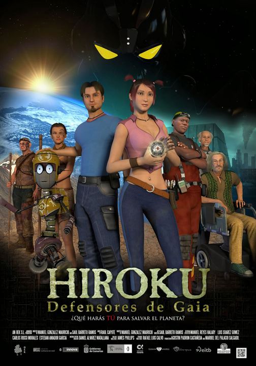 Hiroku: Defensores de Gaia : Cartel